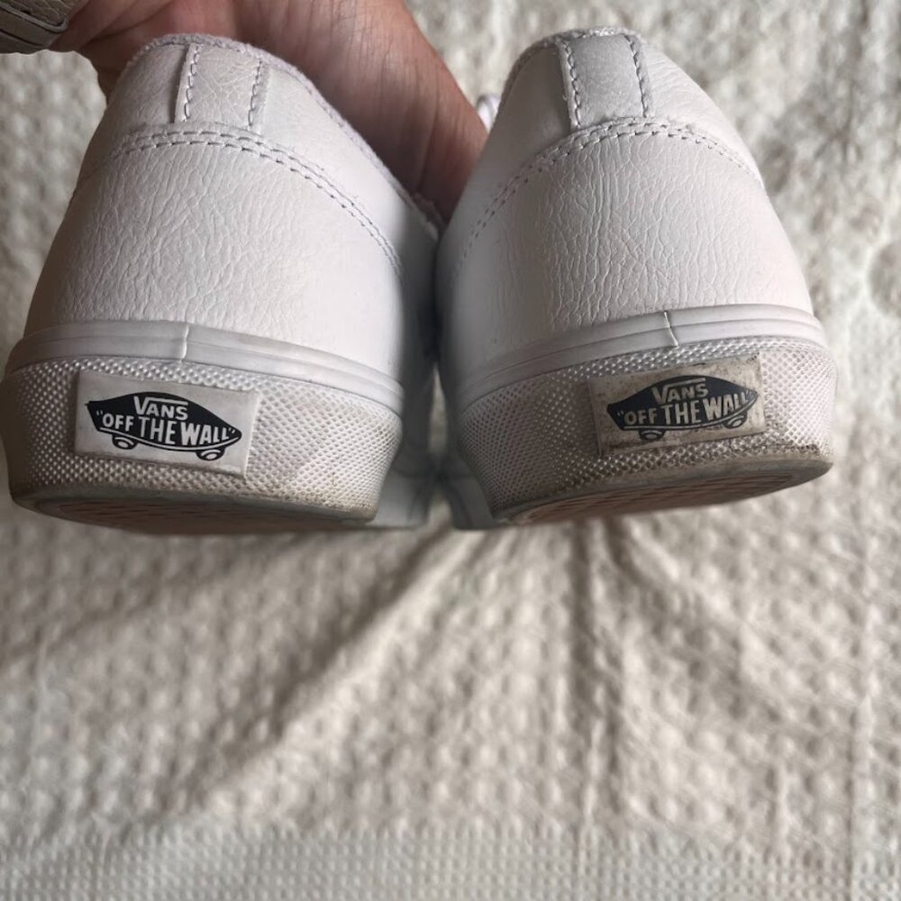 Vans All White Women's Sneakers Size 10 - Picture 5 of 5